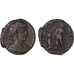 Moneda Imperio Romano Maiorina Teodosio I 379-383 d.C. Moneda Imperio Romano Maiorina Teodosio I 379-383 d.C.