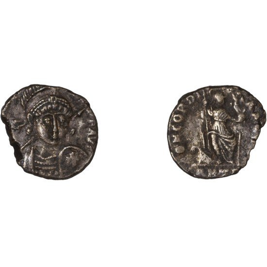 Moneda Imperio Romano Centenional Honorio/Arcadio 402 d.C.