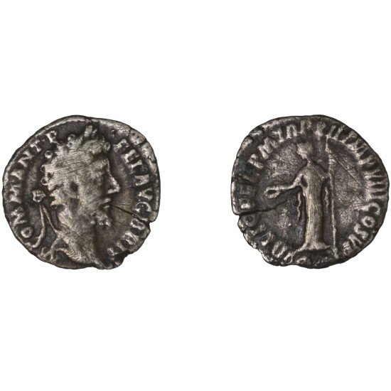 Moneda Imperio Romano Denario Cómodo 187 d.C. Moneda Imperio Romano Denario Cómodo 187 d.C.