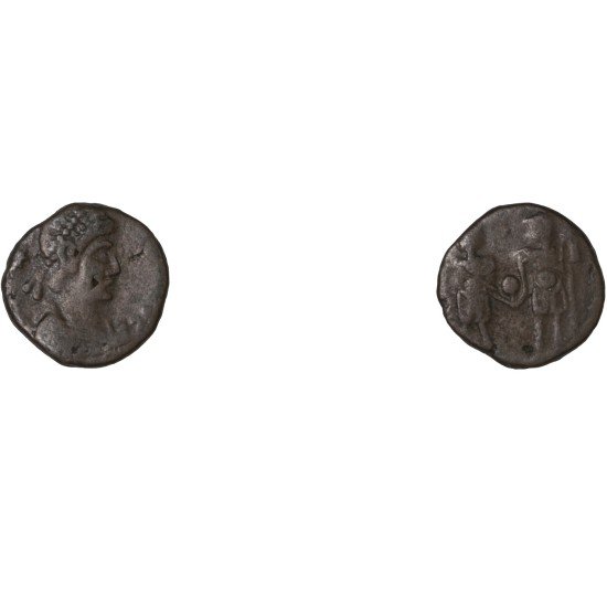 Moneda Imperio Romano Centenional Honorio/Teodosio II 415-423 d.C. Moneda Imperio Romano Centenional Honorio/Teodosio II 415-423 d.C.