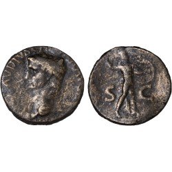 Moneda Imperio Romano As Claudio I 41-42 d.C.