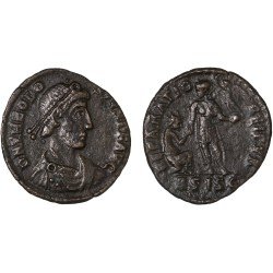 Moneda Imperio Romano Maiorina Teodosio I 379-383 d.C. Moneda Imperio Romano Maiorina Teodosio I 379-383 d.C.
