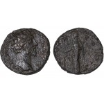 Moneda Imperio Romano As Marco Aurelio 155-156 d.C.
