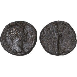 Moneda Imperio Romano As Marco Aurelio 155-156 d.C. Moneda Imperio Romano As Marco Aurelio 155-156 d.C.