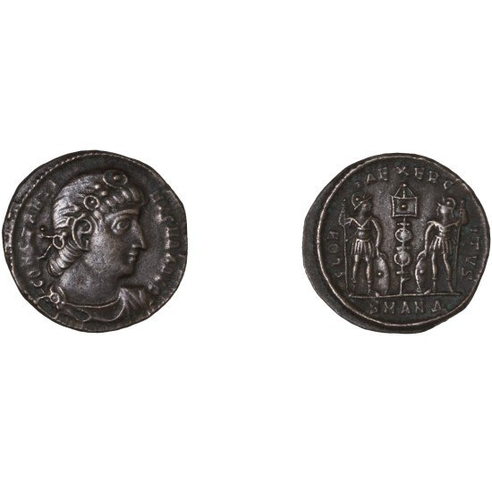 Moneda Imperio Romano Centenional Constantino I 336-337 d.C. Moneda Imperio Romano Centenional Constantino I 336-337 d.C.