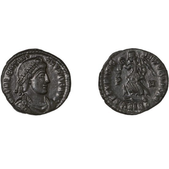 Moneda Imperio Romano Centenional Valentiniano I 367-375 d.C.