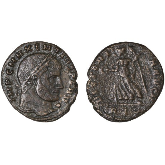 Moneda Imperio Romano Follis Majencio 310-311 d.C. Moneda Imperio Romano Follis Majencio 310-311 d.C.