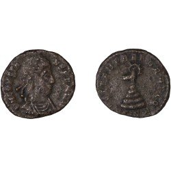 Moneda Imperio Romano ¼ de maiorina Constante 348-349 d.C. Moneda Imperio Romano ¼ de maiorina Constante 348-349 d.C.