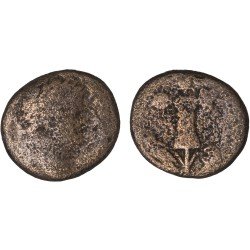 Moneda Imperio Romano Ceca de Caesarea Marítima Tito 70-79 d.C.