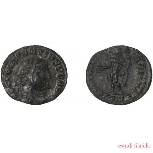 Moneda Imperio Romano ¼ de Follis Constancio I 305 d.C. Moneda Imperio Romano ¼ de Follis Constancio I 305 d.C.