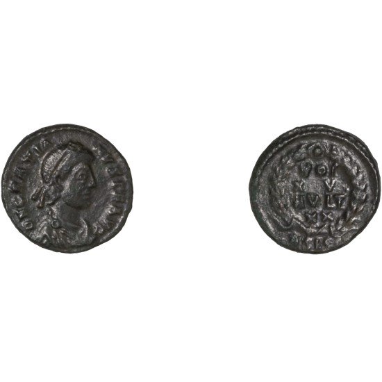 Moneda Imperio Romano ¼ de maiorina Graciano 381-383 d.C. Moneda Imperio Romano ¼ de maiorina Graciano 381-383 d.C.