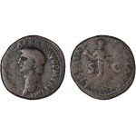 Moneda Imperio Romano As Claudio I 41-42 d.C.