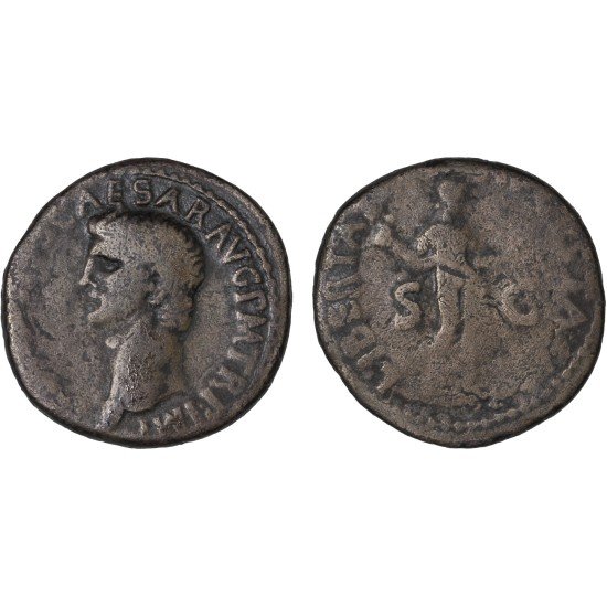 Moneda Imperio Romano As Claudio I 41-42 d.C. Moneda Imperio Romano As Claudio I 41-42 d.C.