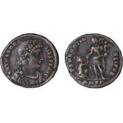 Moneda Imperio Romano Maiorina Teodosio I 379-383 d.C. Moneda Imperio Romano Maiorina Teodosio I 379-383 d.C.