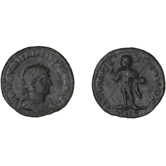 Moneda Imperio Romano Follis Constantino II 317 d.C. Moneda Imperio Romano Follis Constantino II 317 d.C.