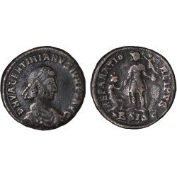 Moneda Imperio Romano Maiorina Valentiniano II 379-383 d.C. Moneda Imperio Romano Maiorina Valentiniano II 379-383 d.C.