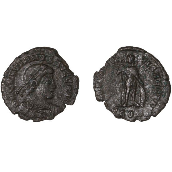 Moneda Imperio Romano Centenional Graciano 367-375 d.C.