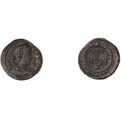 Moneda Imperio Romano ¼ de maiorina Teodosio I 379-383 d.C.