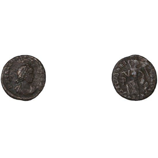 Moneda Imperio Romano Nummus Valentiniano II 388-392 d.C. Moneda Imperio Romano Nummus Valentiniano II 388-392 d.C.