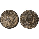 Moneda Imperio Romano As provincial Augusto 2 a.C. – 14 d.C.