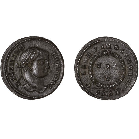 Moneda Imperio Romano Centenional Licinio II 320-321 d.C. Moneda Imperio Romano Centenional Licinio II 320-321 d.C.