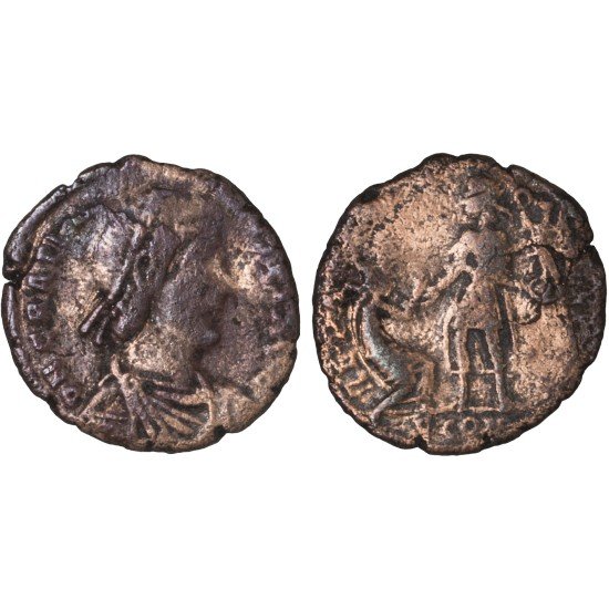 Moneda Imperio Romano Maiorina Graciano 379-383 d.C. Moneda Imperio Romano Maiorina Graciano 379-383 d.C.