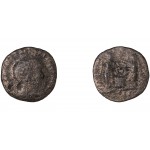 Moneda Imperio Romano Centenional imitativo después de 318 d.C. Moneda Imperio Romano Centenional imitativo después de 318 d.C.