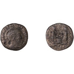 Moneda Imperio Romano Centenional imitativo después de 318 d.C. Moneda Imperio Romano Centenional imitativo después de 318 d.C.