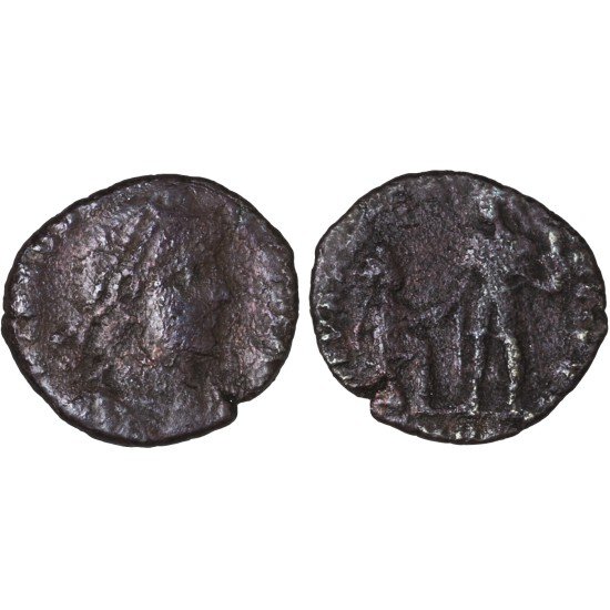 Moneda Imperio Romano Maiorina Teodosio I 379-383 d.C. Moneda Imperio Romano Maiorina Teodosio I 379-383 d.C.