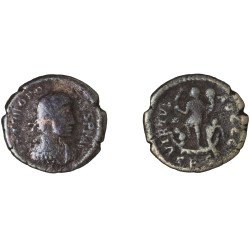 Moneda Imperio Romano Centenional Teodosio I 384-388 d.C. Moneda Imperio Romano Centenional Teodosio I 384-388 d.C.