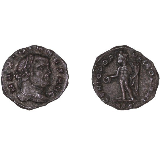 Moneda Imperio Romano ¼ de Follis Maximiano 305 d.C. Moneda Imperio Romano ¼ de Follis Maximiano 305 d.C.