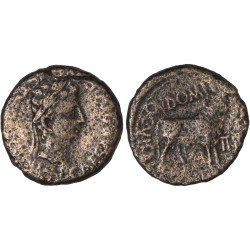 Moneda Imperio Romano As provincial Augusto 5-3 a.C. Moneda Imperio Romano As provincial Augusto 5-3 a.C.