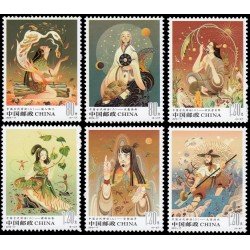 China 5643/48 2019 Literatura Antiguos cuentos chinos (II) MNH China 5643/48 2019 Literatura Antiguos cuentos chinos (II) MNH