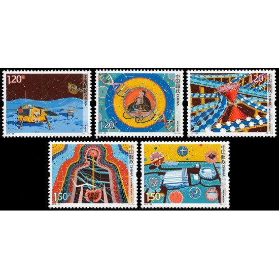 China 5676/80 2019 Innovación científica y tecnológica MNH China 5676/80 2019 Innovación científica y tecnológica MNH