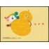 China 4515 C-4515 2008 Año lunar de la Rata Carnet MNH