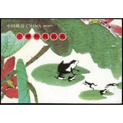 China 5029/33 C-5029 2013 Larvas y renacuajos con sus madres Carnet MNH