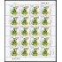China 4515 2008 Año lunar de la Rata Hoja de 20 valores MNH