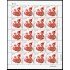 China 4984 2013 Año lunar de la Serpiente Hoja de 20 valores MNH