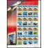 China 4113 2003 Sello con mensaje Monumento Puerta de la Paz celeste en Pekín Hoja de 16 valores MNH