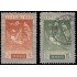 Japón Japan188/89 1925 Bodas de plata de mikado Borde plateado Usados