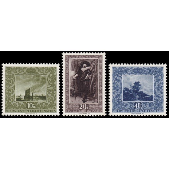 Liechtenstein 263/65 1951 Pinturas de la Pinacoteca del Príncipe, Vaduz (II) MNH Liechtenstein 263/65 1951 Pinturas de la Pinacoteca del Príncipe, Vaduz (II) MNH