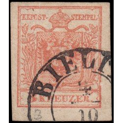 Österreich Austria 3 1850 Sello Postal Imperial y Real Usado Österreich Austria 3 1850 Sello Postal Imperial y Real Usado
