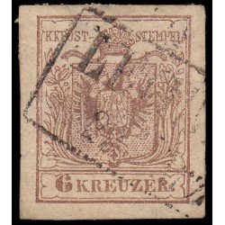 Österreich Austria 4 1850 Sello Postal Imperial y Real Usado Österreich Austria 4 1850 Sello Postal Imperial y Real Usado