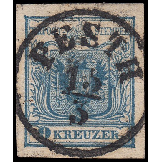 Österreich Austria 5 1850 Sello Postal Imperial y Real Usado Österreich Austria 5 1850 Sello Postal Imperial y Real Usado