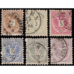 Österreich Austria 40/45 1883 Cifra en negro Usados