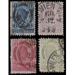 Österreich Austria 57/60 1890-96 Valor en Gulden Cifras en blanco Usados
