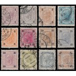 Österreich Austria 65A/76A 1899-02 Valor en Heller Cifras en negro Usados