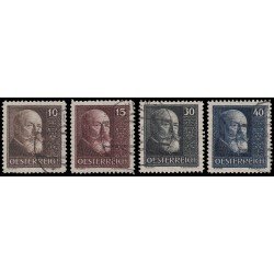Österreich Austria 374/77 1928 10 aniv. República presidente Hainisch Usados