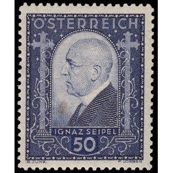 Österreich Austria 419 1933 Muerte del Dr. Ignaz Seipel, canciller federal MNH