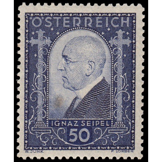 Österreich Austria 419 1933 Muerte del Dr. Ignaz Seipel, canciller federal MNH Österreich Austria 419 1933 Muerte del Dr. Ignaz Seipel, canciller federal MNH